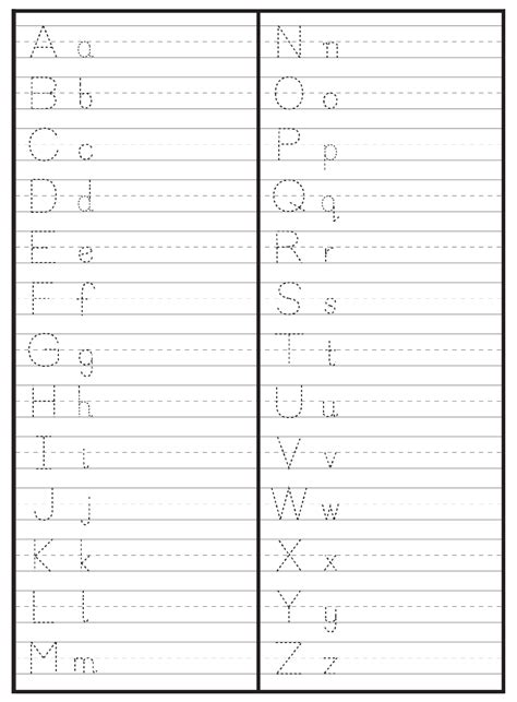 Free Printable Alphabet Handwriting Practice Sheets .